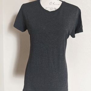 Hylete Athletic Yoga Workout Shirt Women's Large Fitted Cotton Blend